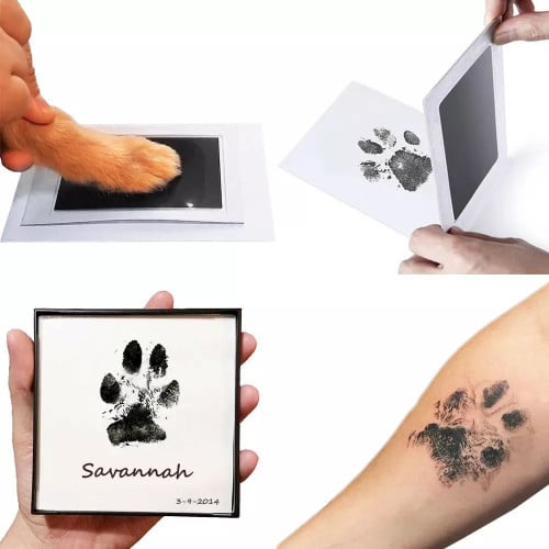 Touchless Ink Pad Pet Footprint
