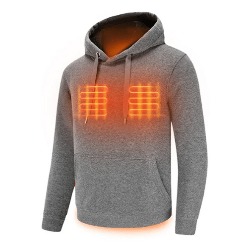 Heated Sweatshirt Rechargable up to 10 hours Electric Battery Jacket Vest Coats For Men Women