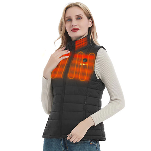 Women's Heated Vest (Upgraded) Rechargable up to 10 hours Electric Battery Jacket Vest Coats For Men Women