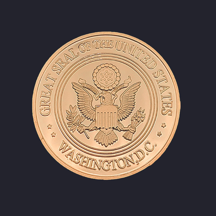 Proudly display your military freedom eagle gold commemorative coin collection with these hanging-pieces