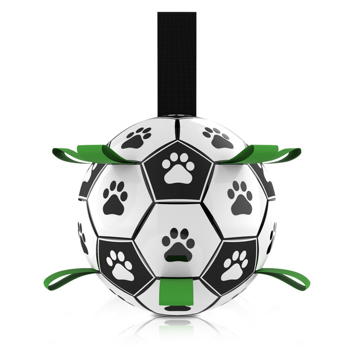 Get your dog ready to play soccer with this interactive ball!