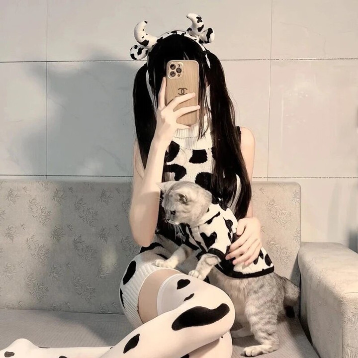 Love Live Cosplay Cow's Sexy Lingerie Love Costume