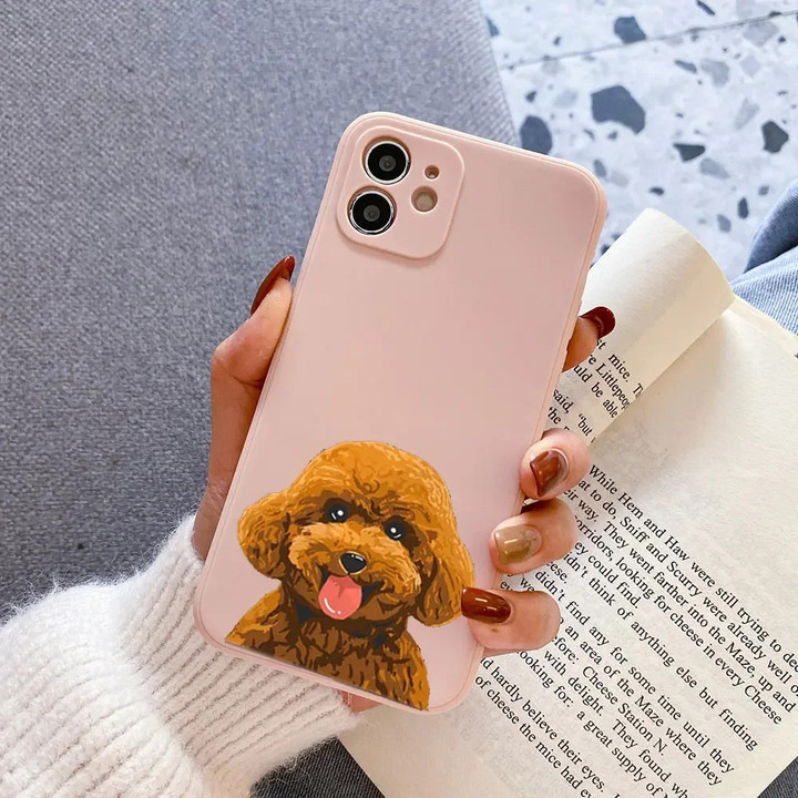 Border Collie Silicone Phone Case for Iphone 15 14 13 12 11 Pro Max XS SE2 7 8 14Plus XR XS MAX Cover