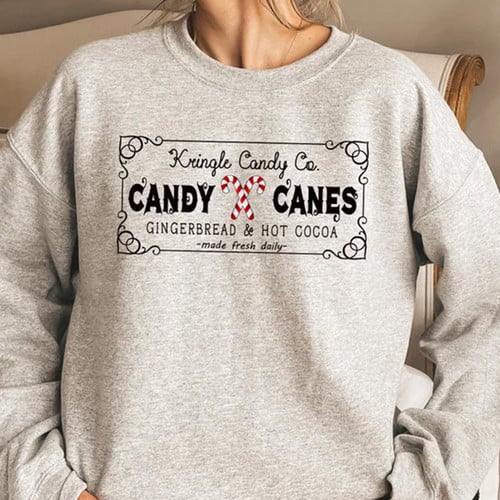 Candy Canes Christmas Sweater