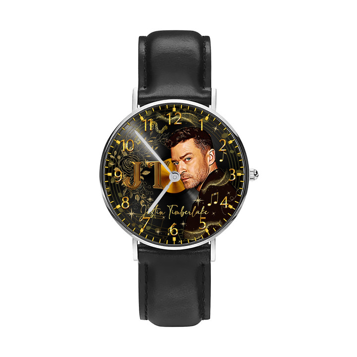 JTTB Unisex Stitched Leather Watch LA