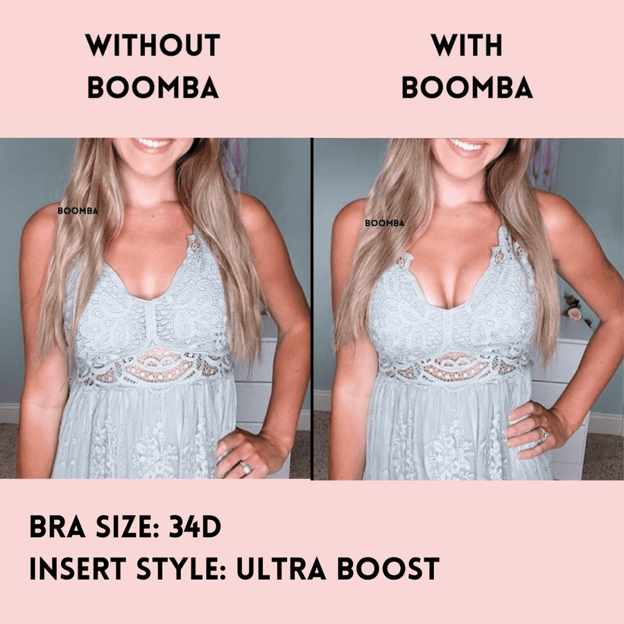 Instant Boost Inserts, Double Sided Adhesive Sticky Bra Inserts