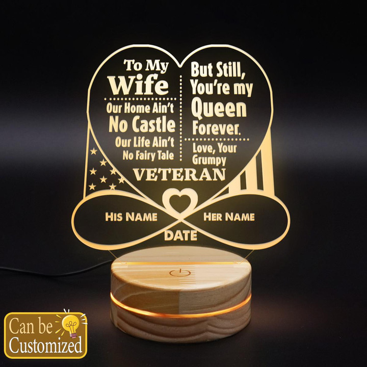 Veteran's Wife - 3D LED LAMP