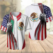 Mexico Flag Baseball Jersey