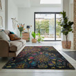 Mandala Flower Washable Rainbow Hippie Mandala Area Rectangle Rugs Carpet Living Room Bedroom
