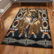 Wolf Washable Wolf Shield Area Rectangle Rugs Carpet Living Room Bedroom