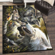 Scary Modern Rugs The Wolf Native American Area Rectangle Rugs Carpet Living Room Bedroom