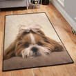 Shih Tzu Large Shih Tzu Dog Area Rectangle Rugs Carpet Living Room Bedroom