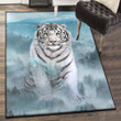 Panthera Tigris Cool Rugs White Tiger Area Rectangle Rugs Carpet Living Room Bedroom