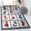 Sewing Playroom Rug Sunbonnet Sue Area Rectangle Rugs Carpet Living Room Bedroom