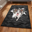 Rat Owner Washable Rugs Rat Terrier Dog Area Rectangle Rugs Carpet Living Room Bedroom