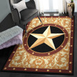 Universe Cool Rugs Western Star Rustic Cowboy Area Rectangle Rugs Carpet Living Room Bedroom