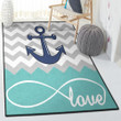 Anchor Ship Cool Rugs Anchor Area Rectangle Rugs Carpet Living Room Bedroom