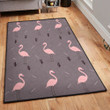 Flamingo Lover Gift Bedroom Rugs Pink Flamingo Area Rectangle Rugs Carpet Living Room Bedroom