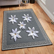 Daisy Large 3D Daisy Area Rectangle Rugs Carpet Living Room Bedroom