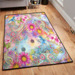 Flower Garden Dining Room Rug Paisley Flowers Colorful Area Rectangle Rugs Carpet Living Room Bedroom