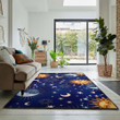 Moon Modern Sun And Moon Area Rectangle Rugs Carpet Living Room Bedroom