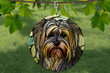 Yorkie Dog Wind Spinner For Yard And Garden, Outdoor Garden Yard Decoration, Garden Decor, Chime Art Gift
