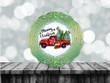 Red Truck Merry Christmas Wind Spinner For Yard And Garden, Outdoor Garden Yard Decoration, Garden Decor, Chime Art Gift