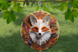 Fox Wind Spinner For Yard And Garden Paper Quill, Outdoor Garden Yard Decoration, Garden Decor, Chime Art Gift