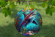 Shark Wind Spinner For Yard And Garden Watercolor, Outdoor Garden Yard Decoration, Garden Decor, Chime Art Gift