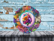 Neon Flower And Spinner Digital Download, Outdoor Garden Yard Decoration, Garden Decor, Chime Art Gift