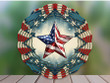 American Flag Star Wind Spinner For Yard And Garden, Outdoor Garden Yard Decoration, Garden Decor, Chime Art Gift