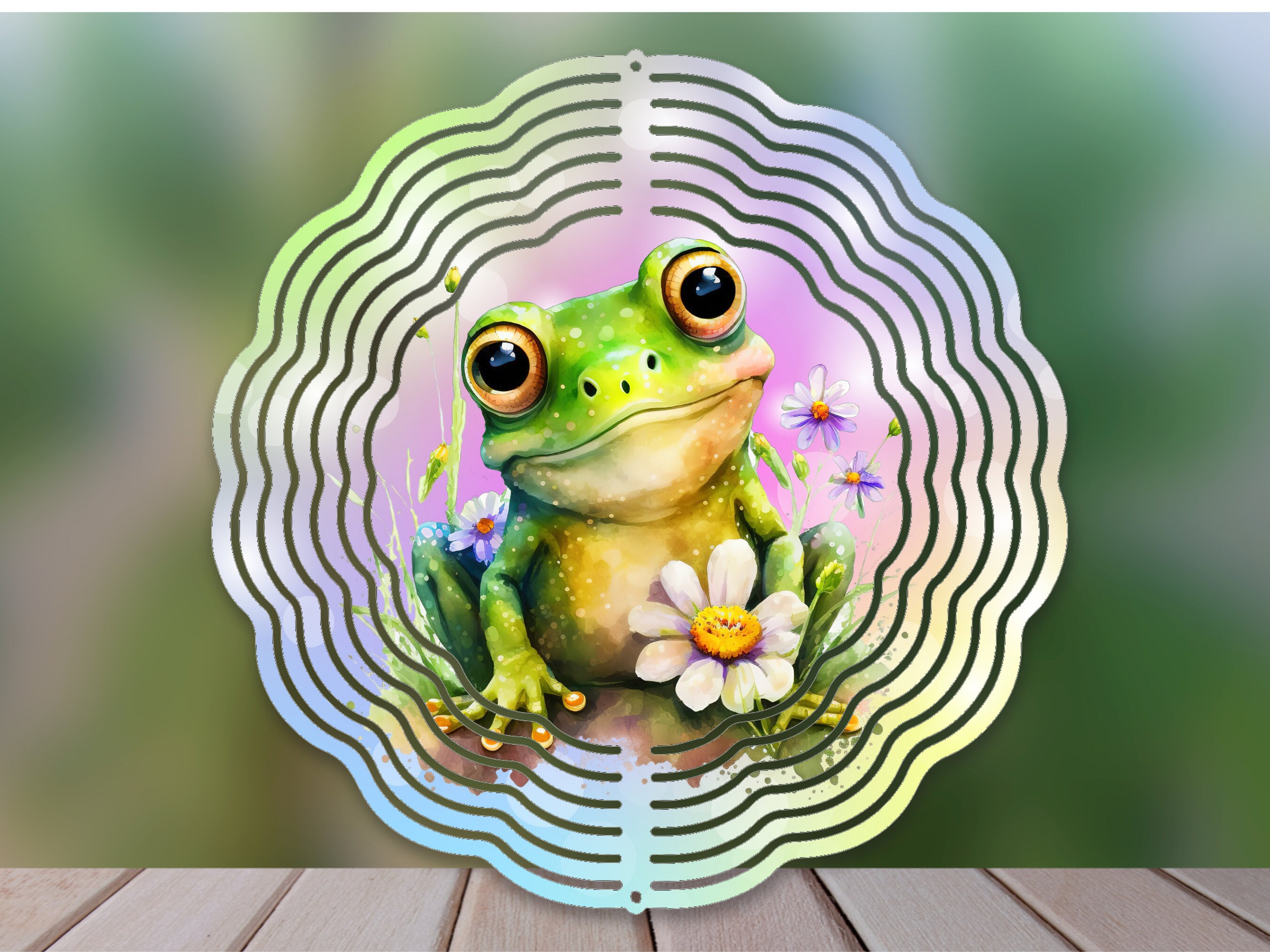 Cute Little Frog Frog Wind Spinner For Yard And Garden, Outdoor Garden Yard Decoration, Garden Decor, Chime Art Gift