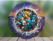 Virgin Mary And Baby Jesus Virgin Mary Wind Spinner For Yard And Garden, Outdoor Garden Yard Decoration, Garden Decor, Chime Art Gift