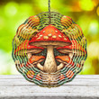Retro Mushroom Wind Spinner For Yard And Garden, Outdoor Garden Yard Decoration, Garden Decor, Chime Art Gift