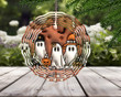 3D Inflated Pumpkin Boo Wind Spinner For Yard And Garden, Outdoor Garden Yard Decoration, Garden Decor, Chime Art Gift