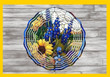 Bluebonnet Texas State Flower Wind Spinner For Yard And Garden, Outdoor Garden Yard Decoration, Garden Decor, Chime Art Gift