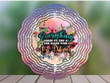 Everything Come To You At The Right Time Be Patient Inspirational Wind Spinner For Yard And Garden, Outdoor Garden Yard Decoration