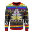LGBT Dragonfly Ugly Christmas Sweater For Men Women