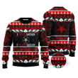 Satanic Tribal Red  Ugly Christmas Sweater For Men Women
