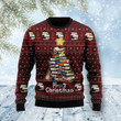 Book Pine  Ugly Christmas Sweater For Men Women
