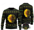 In A World Full Of Roses Be A Sunflower Ugly Christmas Sweater For Men Women