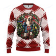 Oklahoma Sooners Pub Dog Christmas Ugly Sweater