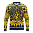 Michigan Wolverines Tree Ball Christmas Ugly Sweater