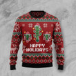 Christmas Cactus  Ugly Christmas Sweater For Men Women