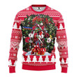 Los Angeles Angels Tree Ugly Christmas Fleece Sweater