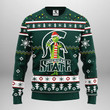 Michigan State Spartans Funny Grinch Christmas Ugly Sweater