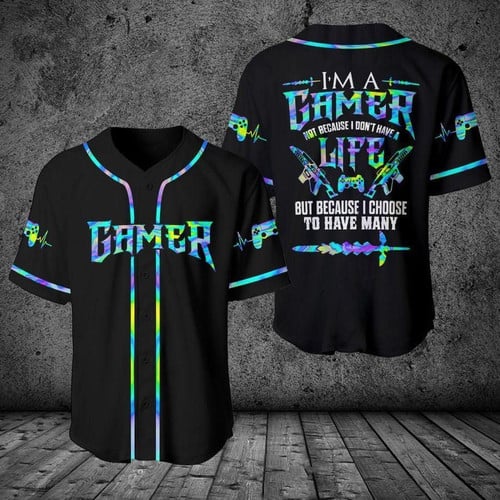 Gamer Life Baseball Jersey