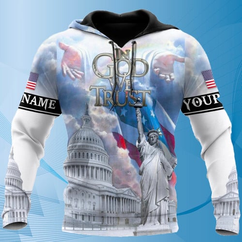 In God We Trust 3D All Over Print Hoodie