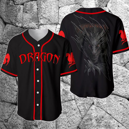 Red Dragon Baseball Jersey