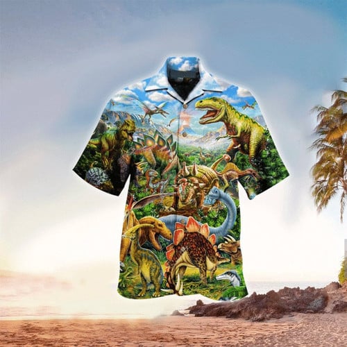 Dinosaurs Jurassic World Hawaiian Shirt